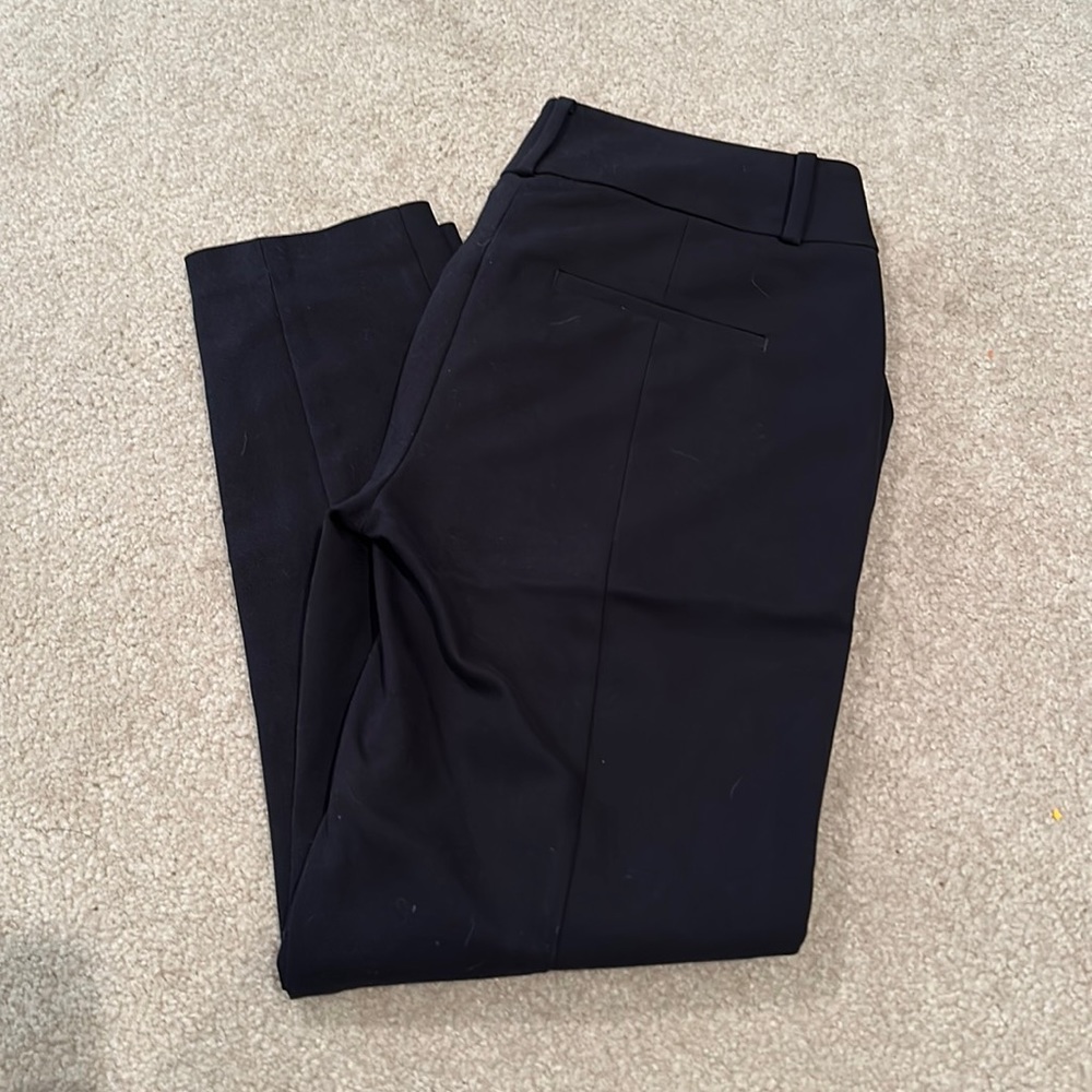 Black Ann Taylor loft cropped pants